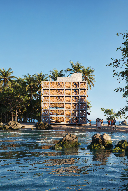 MARINE CONSERVATION BASE OBSERVATION DECK, HAINAN